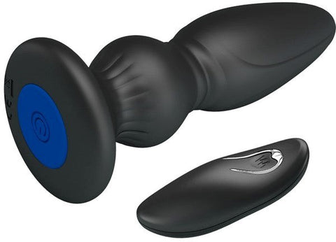 Mr Play Powerful Vibrating Prostate Anal Plug Black - Prostate Toys