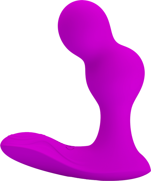 Pretty Love Terrance Flexible Remote Controlled Anal Vibrator Massager Purple - Anal Vibrators