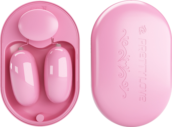 Pretty Love Fun Box 12 Function Vibrating Bullet Massager Pink - Bullet Vibrators