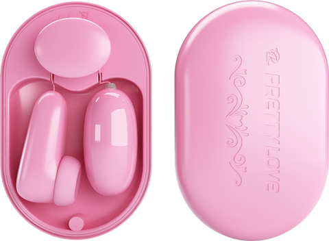 Pretty Love Magic Box USB Rechargeable Bullet & Stimulator Vibrator Pink - Bullet Vibrators