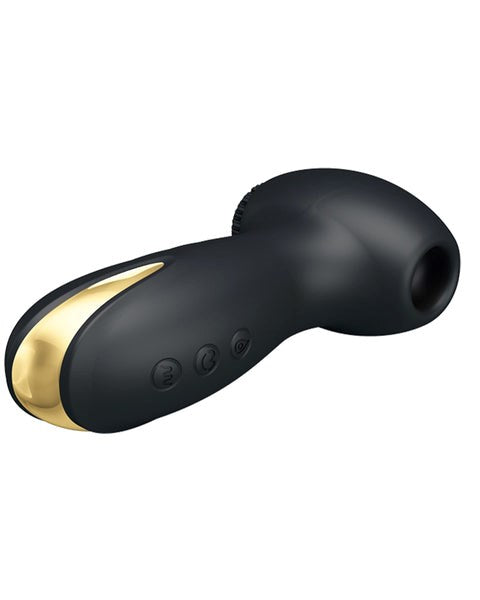 Pretty Love Hammer Rechargeable Clitoral Stimulator Black - - Clit Ticklers and Pulsators