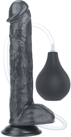 Squirt Extreme Realistic Looking Dong Black - Realistic Dildos
