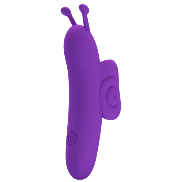 Pretty Love Snail Rechargeable 10 Function Clitoral Massager Purple - - Clit Ticklers and Pulsators