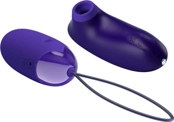 Pretty Love Rechargeable Orthus Youth Love Egg Vibrator Purple - - Love Eggs and Kegel Exercisers