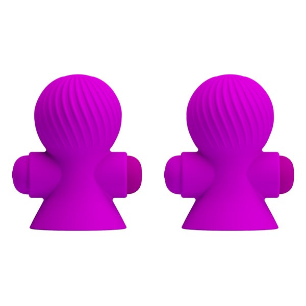 Pretty Love 12 Function Womens Nipple Sucker Purple - Nipple and Clit Clamps