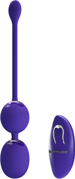 Pretty Love Willie Youth Remote Control Vibrating Love Egg Massager Purple - Love Eggs and Kegel Exercisers