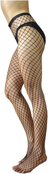 Sax Large Net Womens Fishnet Pantyhose 3 - - Hosiery