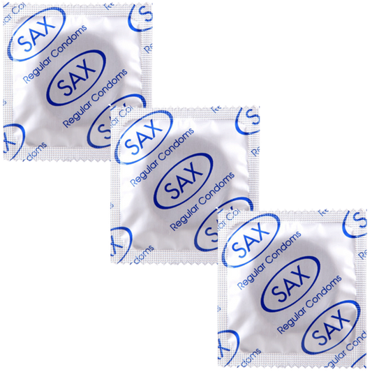 Sax Regular Latex Condoms 53mm 144 Pack - Condoms