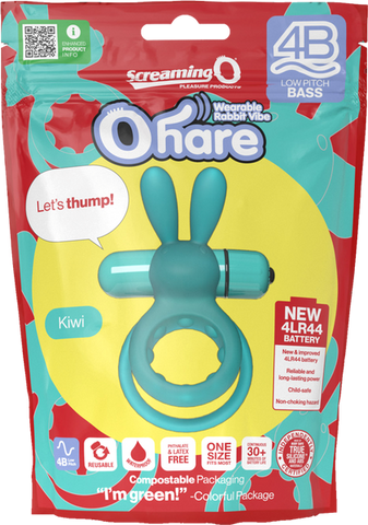 Screaming O Ohare 4B Low Pitch Bass Mens Vibrating Cock Ring - Vibrating Cock Rings