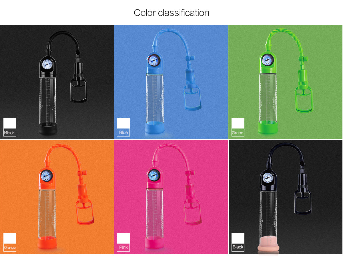 Shenzhen Canwin MEN Pull Rod Penis Pump with Gauge - Penis Pumps And Stretchers