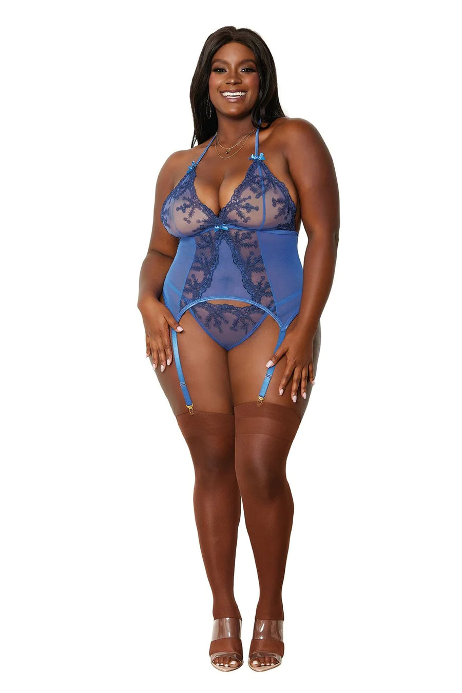 Dream Girl Lingerie Womens Bustier & G String - Queen - Bustiers and Corsets