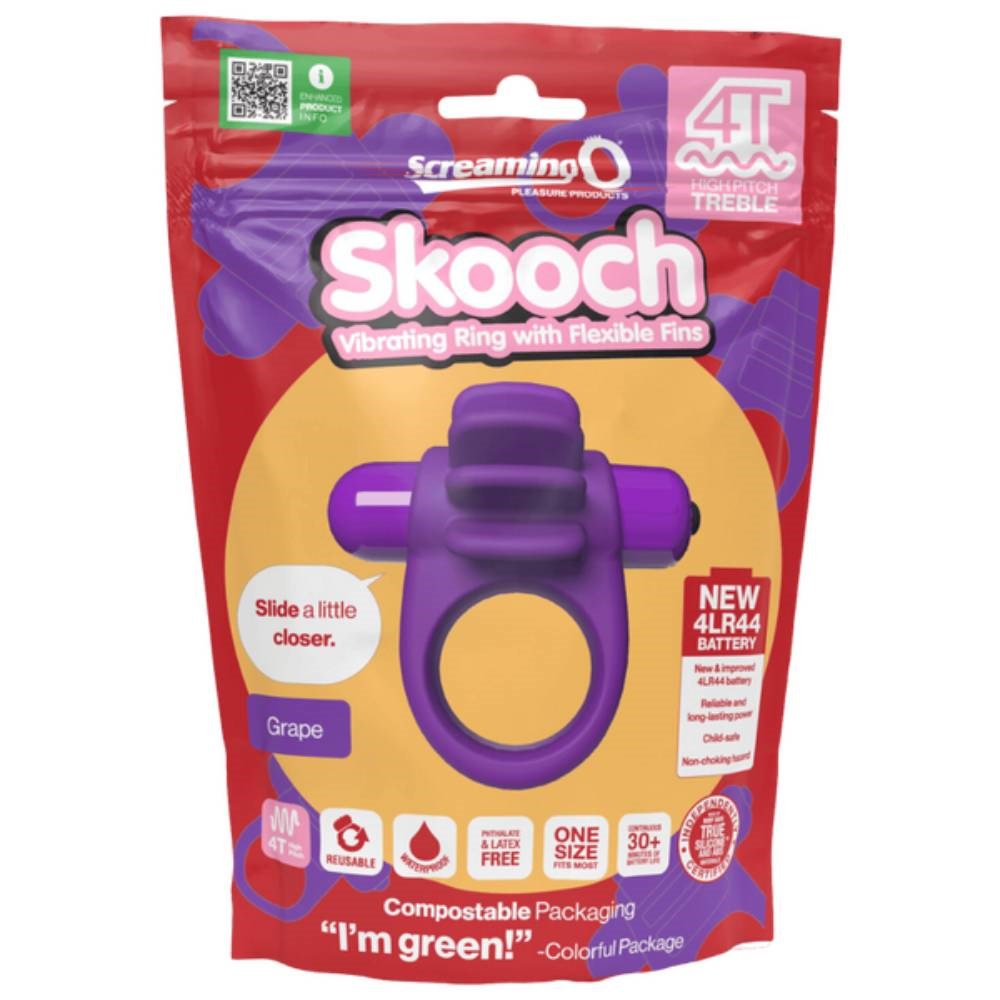 Screaming O Skooch 4T High Pitch Treble Vibrating Cock Ring - - Vibrating Cock Rings