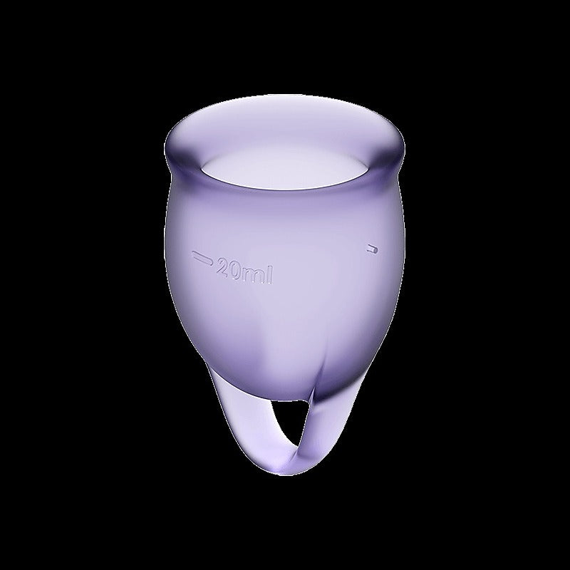 Feel Confident Silicone Menstrual Cup By Satisfyer - Menstrual Cups
