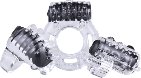 Screaming O Vibroman Super Stretchy Vibrating Cock Ring Black - Vibrating Cock Rings