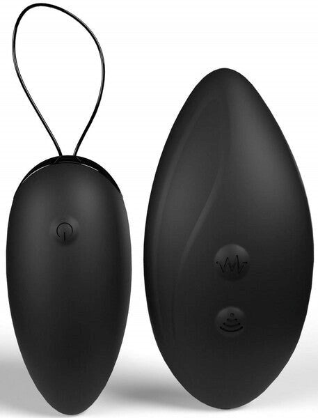 Screaming O Premium Dual Vibe Remote & Love Egg Black - - Love Eggs and Kegel Exercisers