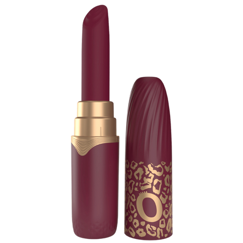 Screaming O Premium 10 Function Lipstick Vibrator Merlot - Clit Ticklers and Pulsators