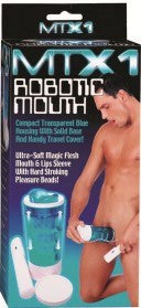 Seven Creations Mtx1 Robotic Mouth Automatic Male Masturbator Blue - Masturbators and Strokers