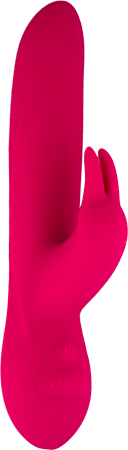 Seven Creations Unik Multi Function Rechargeable Rabbit Vibrator Red - Rabbit Vibrators
