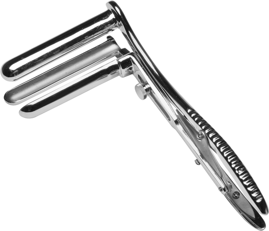 Master Series 3 Prong BDSM Play Anal Speculum - Dental and Clinical