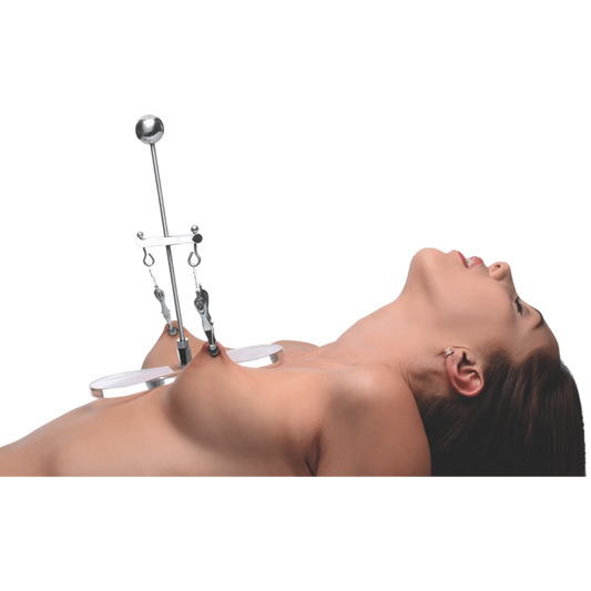 Master Series Tower Of Pain BDSM Play Nipple Clamps - Nipple and Clit Clamps