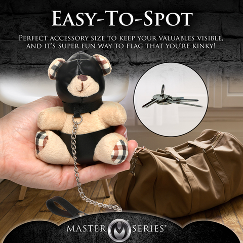 Master Series Hooded Teddy Bear Novelty Party Key Chain - Party Gifts and Novelties