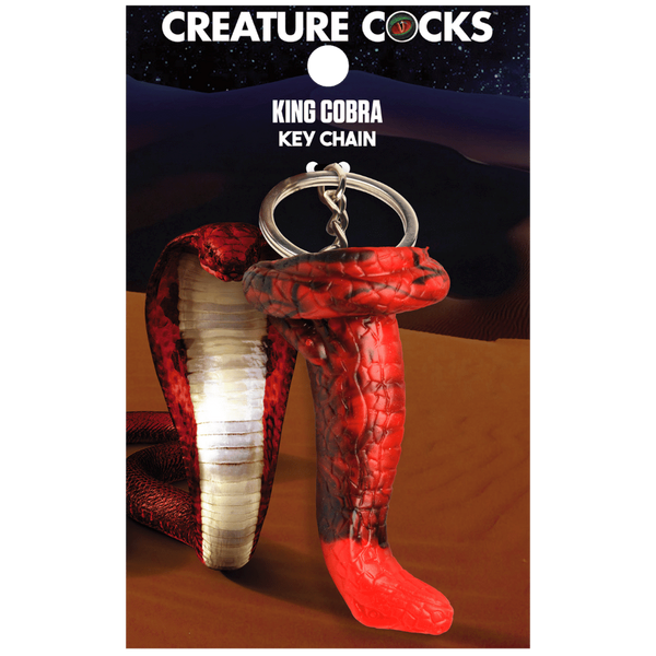 Creature Cocks King Cobra Mini Fantasy Dildo Key Chain - Party Gifts and Novelties