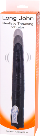 Seven Creations Long John Realistic Thrusting Vibrator - Vibrating Dildos