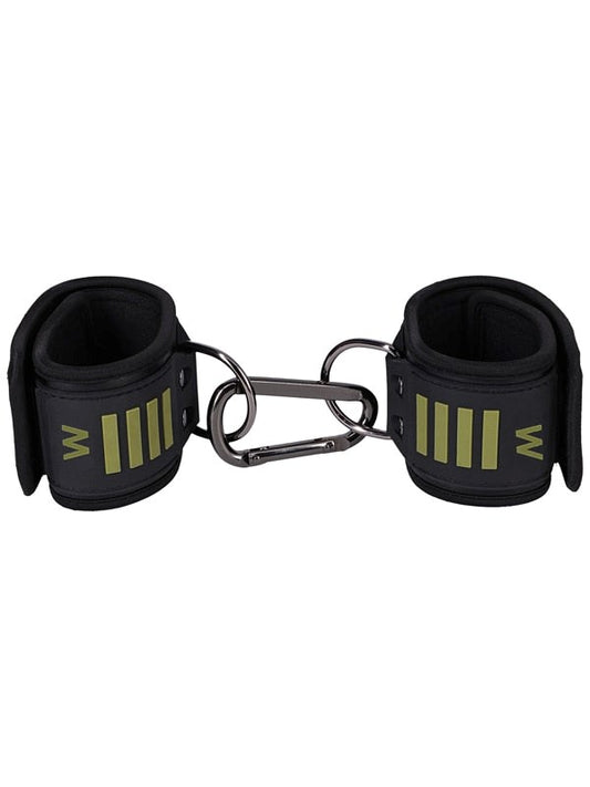 Doc Johnson Fort Troff Tactical Wrist Cuffs Black / Green - Cuffs And Restraints