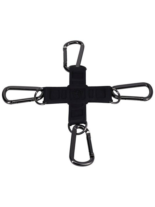 Doc Johnson Fort Troff Tactical BDSM Play Hogtie Black - Cuffs And Restraints