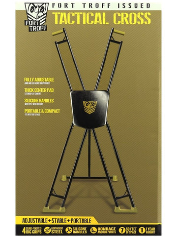 Doc Johnson Fort Troff Fetish Play Tactical Cross - Spreaders and Hangers