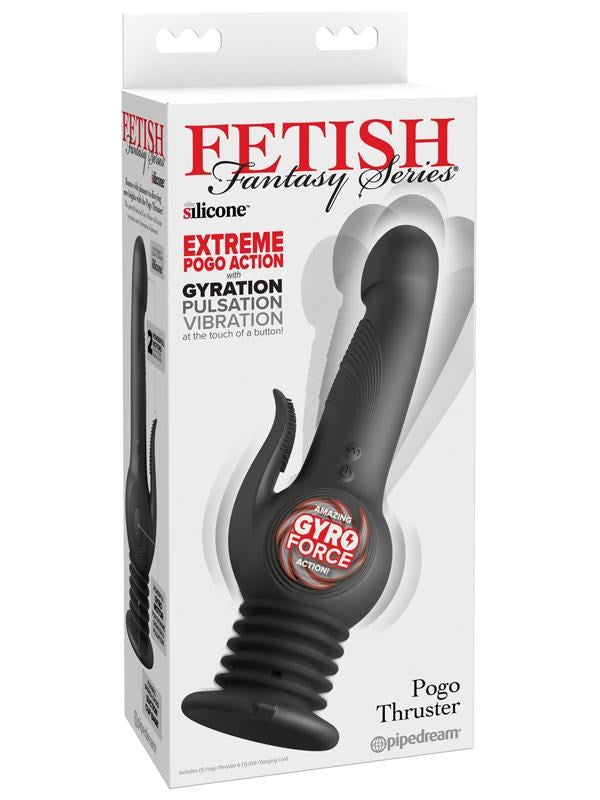 Fetish Fantasy Series Pogo Thruster Vibrating Dildo Black - Vibrating Dildos