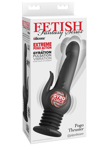 Fetish Fantasy Series Pogo Thruster Vibrating Dildo Black - Vibrating Dildos