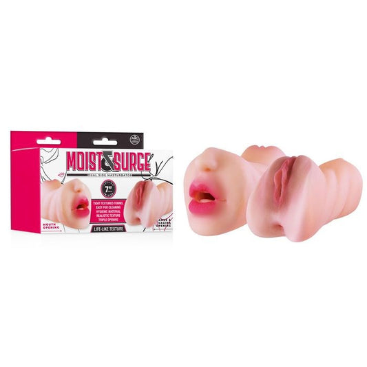 Excellent Power Moist and Surge Double Ended Mens Masturbator Flesh - Realistic Butts And Vaginas