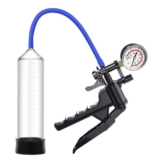 LuvPump ProXtra Professional Penis Pump with Pressure Gauge Clear - Penis Pumps And Stretchers