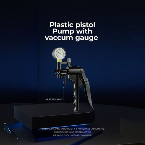 LuvPump ProXtra Professional Penis Pump with Pressure Gauge Clear - Penis Pumps And Stretchers