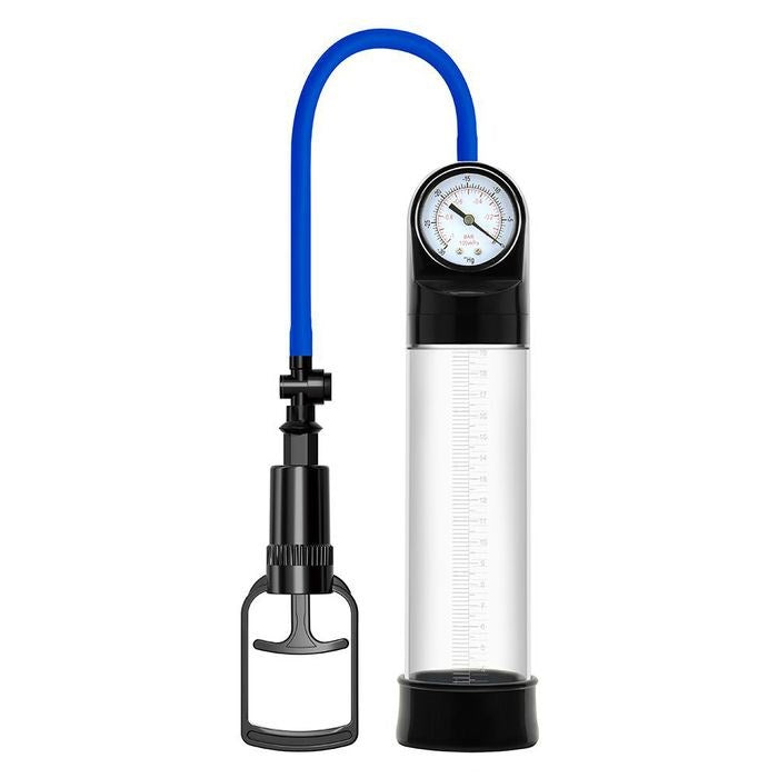 LuvPump ClassiXtra Advanced Power Penis Pump With Pressure Gauge Clear - - Penis Pumps And Stretchers