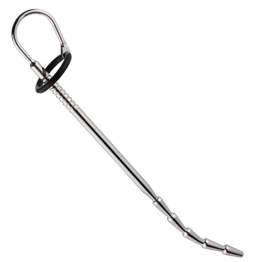 BDStyle Mens Long Penis Plug with Glans Ring - Penis Plugs
