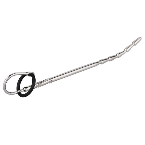 BDStyle Mens Long Penis Plug with Glans Ring - Penis Plugs