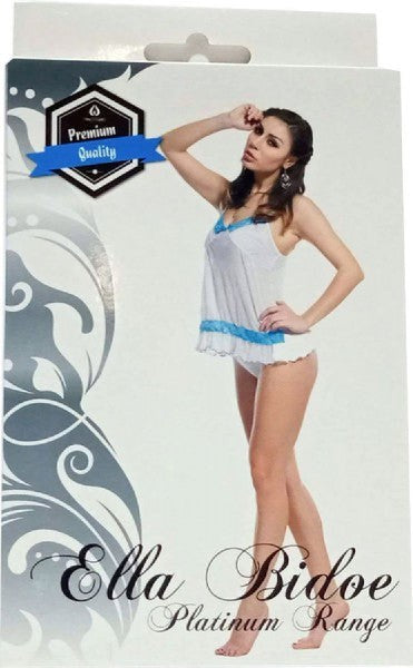Leg Avenue Chanel Sexy Womens Babydoll Dress and Panties OS - BabyDolls And Chemises