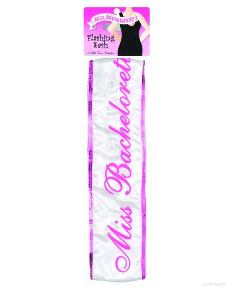 Pipedream Miss Bachelorette Party Flashing Sash - - Party Gifts and Novelties