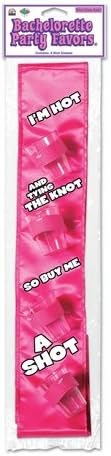 Pipedream Bachelorette Party Shot Glass Night Party Sash - - Party Gifts and Novelties