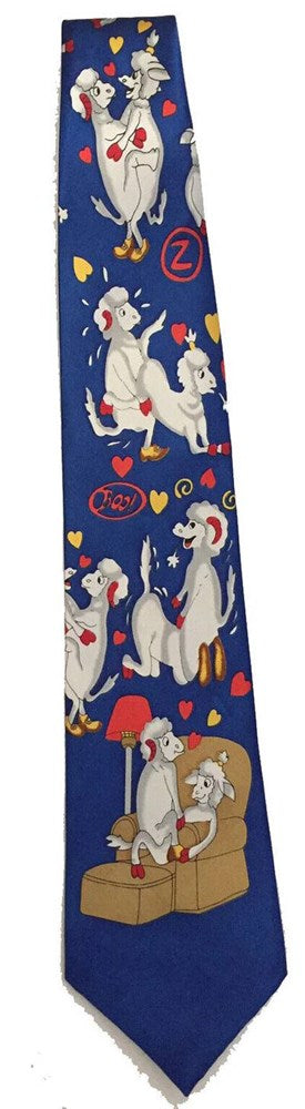 Fck F*cking Sheep Sex Position Unique Novelty Fun Birthday Gag Gift Tie - Party Gifts and Novelties
