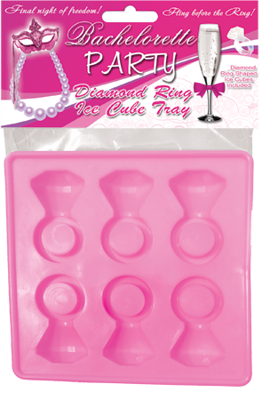 Hott Products Bachelorette Party Diamond Ice Cubs Tray 2 Pack - Party Gifts and Novelties