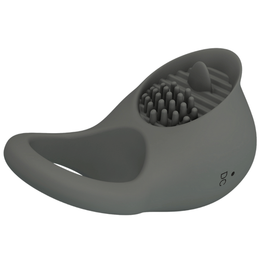 Pretty Love Nimbus 12 Function Master Vibrating Cock Ring Grey - Vibrating Cock Rings