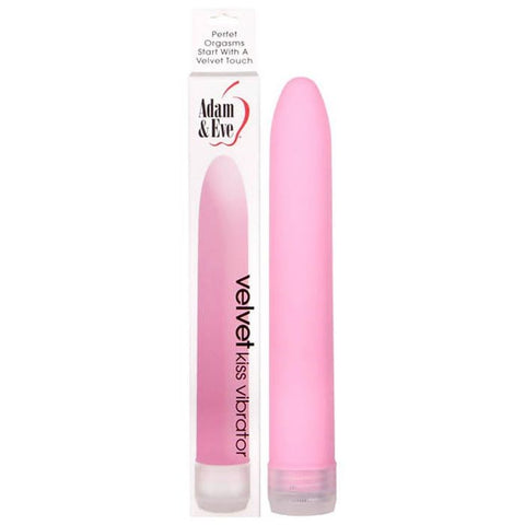 Adam and Eve Velvet Kiss Bullet Vibrator Pink - Bullet Vibrators