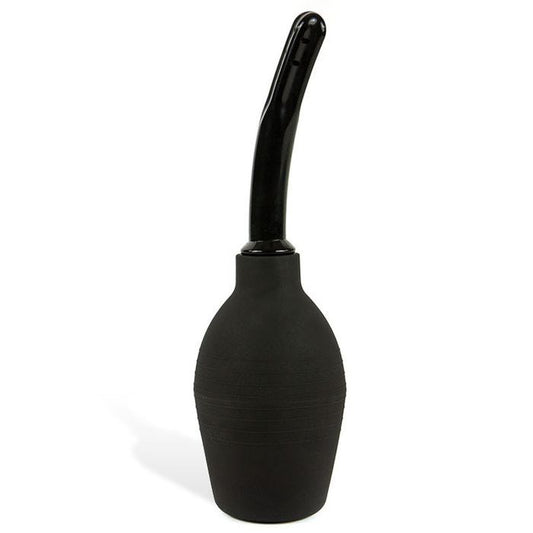 Adam and Eve 25 cm Anal Cleansing Douche Black - Enemas and Douches
