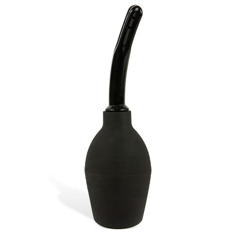 Adam and Eve 25 cm Anal Cleansing Douche Black - Enemas and Douches