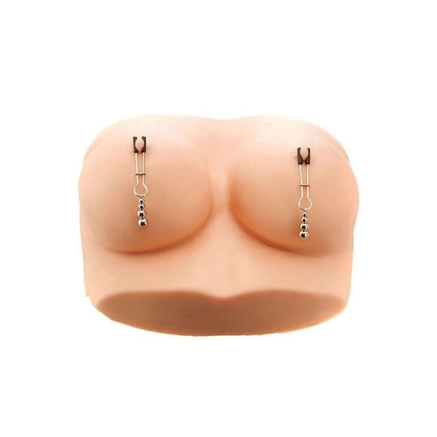 Adam and Eve 2 Piece Naughty Nipple Clips Set - Nipple and Clit Clamps