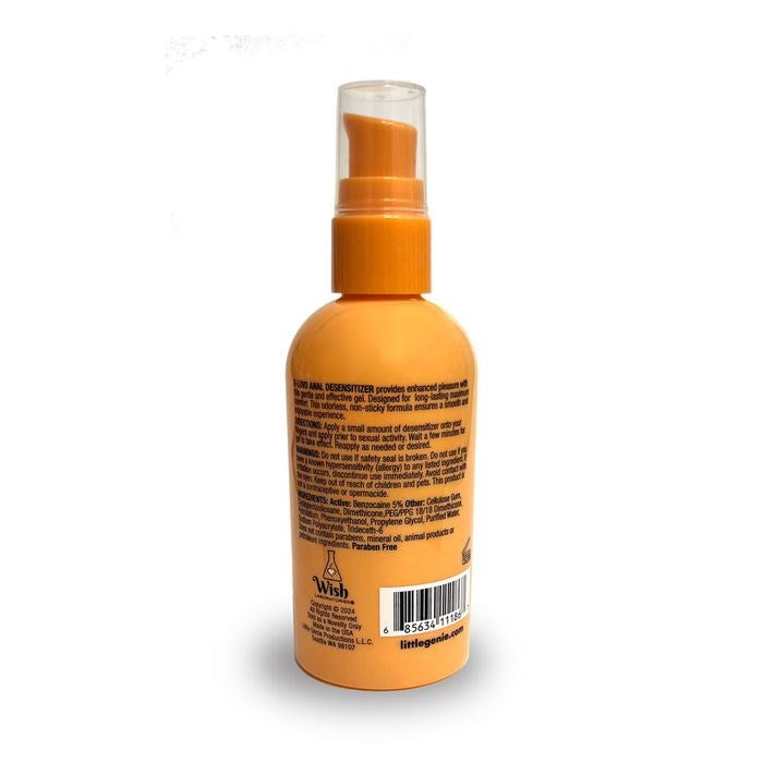 Little Genie B-LUVD Water Based Anal Desensitising Lubricant 118 ml - - Anal Lubes