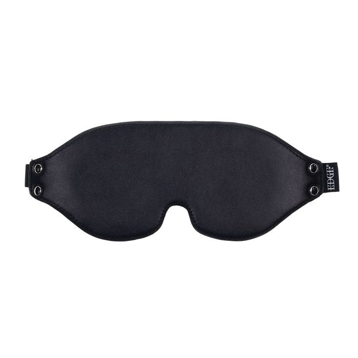 Sportsheets EDGE Lights Out Bondage Blindfold and Eyemask Black - Masks And Blindfolds
